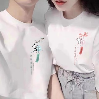 Hiixiivi Thương Hiệu Mới 100% Cotton Unisex Áo Thun Nữ Tay Ngắn Nam Nữ Baggy Cổ Tròn Rời In Độc Đáo Cặp Đôi Tee