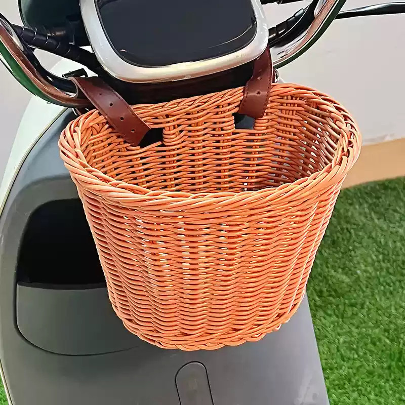 Giỏ đựng đồ mặt trước xe điện dung tích lớn Giỏ đựng đồ giá trị cao Túi đựng đồ xe máy hoạt hình dễ thương