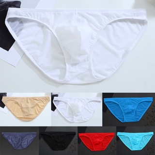 [Otorl] Quần lót Skinny Ice Silk gợi cảm dành cho nam nóng bỏng Thoải mái thoáng khí Quần lót lưng thấp thoáng khí thoải mái