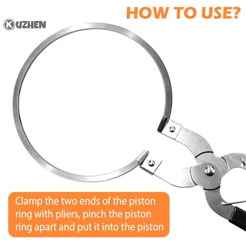 Bộ công cụ lắp đặt vòng Piston bằng thép không gỉ KUZHEN để bảo trì động cơ xe HOT