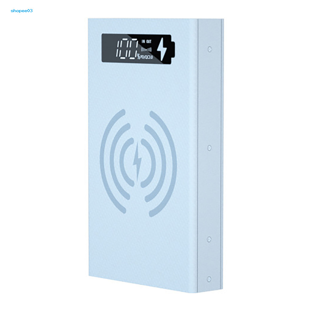 [Ky] CX5 Power Bank Case Solderless Có Thể Tháo Rời DIY 5x18650 QC Vỏ Sạc Di Động Cho Điện Thoại Thông Minh