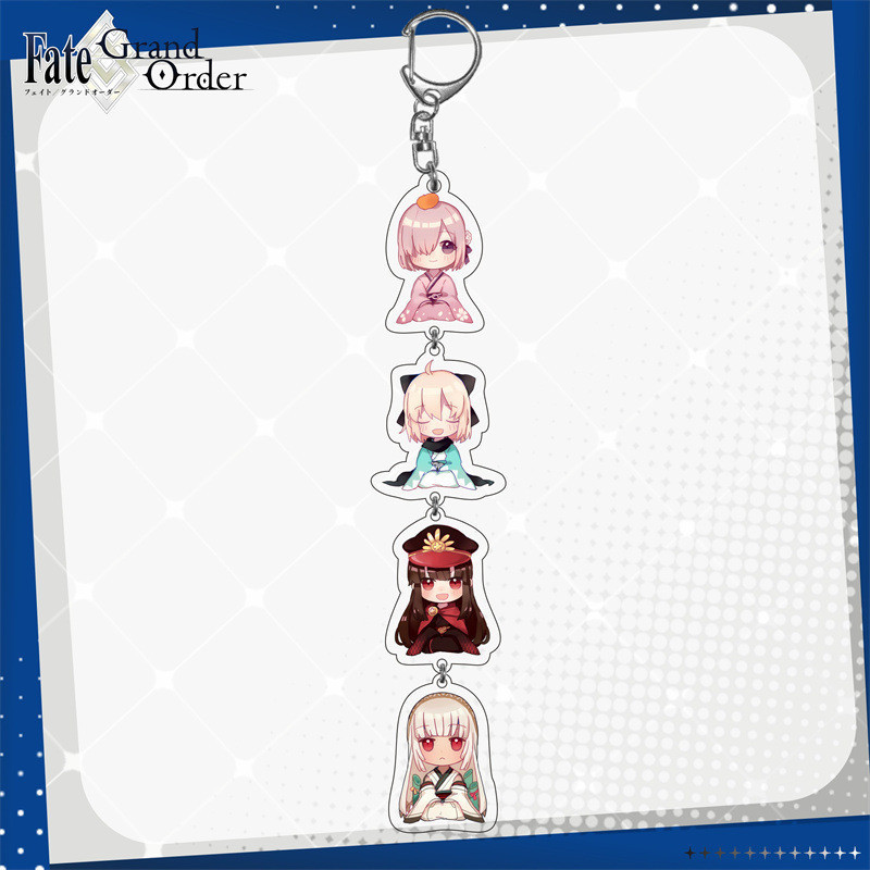 HK1 Fate / Grand Order Alter Mash Kyrielight Anime Hình acyl móc khóa túi mặt dây chuyền vòng chìa khóa KH1