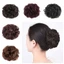 DELMER Xộn Xoăn Chignon, Tóc Giả Màu Nâu Đen Tóc Tổng Hợp Bun, Phụ Kiện Tóc Lông Tơ Tự Nhiên Cô Dâu Tóc Móng Vuốt Tóc Bun Nữ