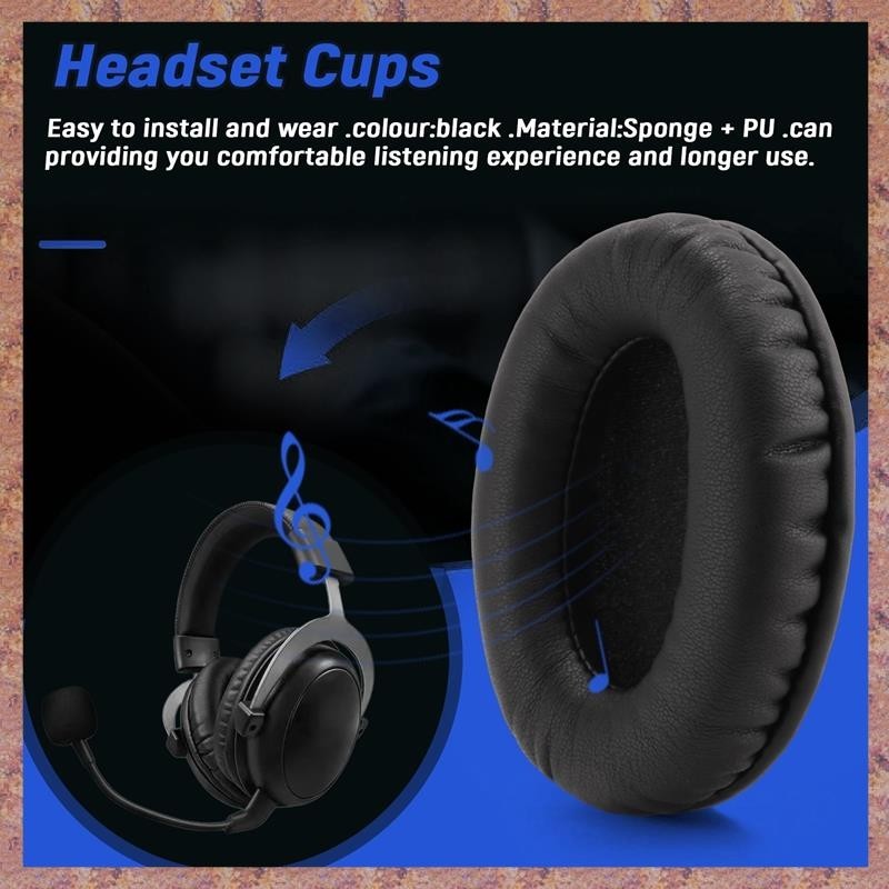 Dành Cho Tai Nghe Kingston Hyperx Cloud Ii Khx-Hscp-Gm Tai Nghe Miếng Lót Tai (R F C V)