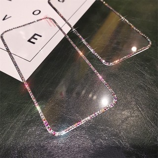 Phim cường lực viền lấp lánh sang trọng cho Iphone 13 12 11 Pro Max Xs Max Xr SE 2020 8 7 6Plus Full màn hình chống rơi