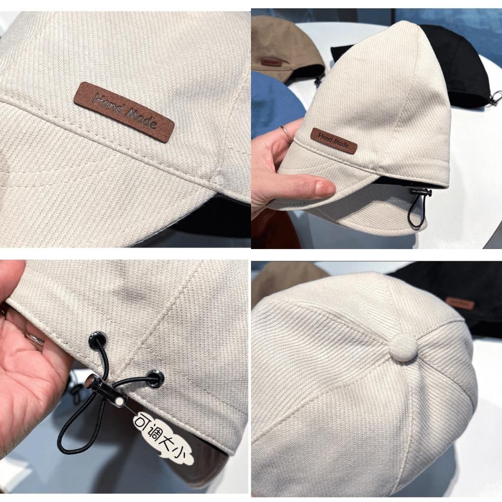 Mũ Nón lưỡi trai dây rút Hand Made, mũ chống nắng nam nữ thể thao Hàn Quốc thoáng má Hat