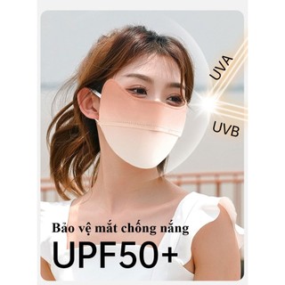Khẩu trang chống nắng, chống tia UV UPF 50+ MYT Khẩu trang chống nắng bằng lụa lạnh thoáng khí nhanh khô màu gradient