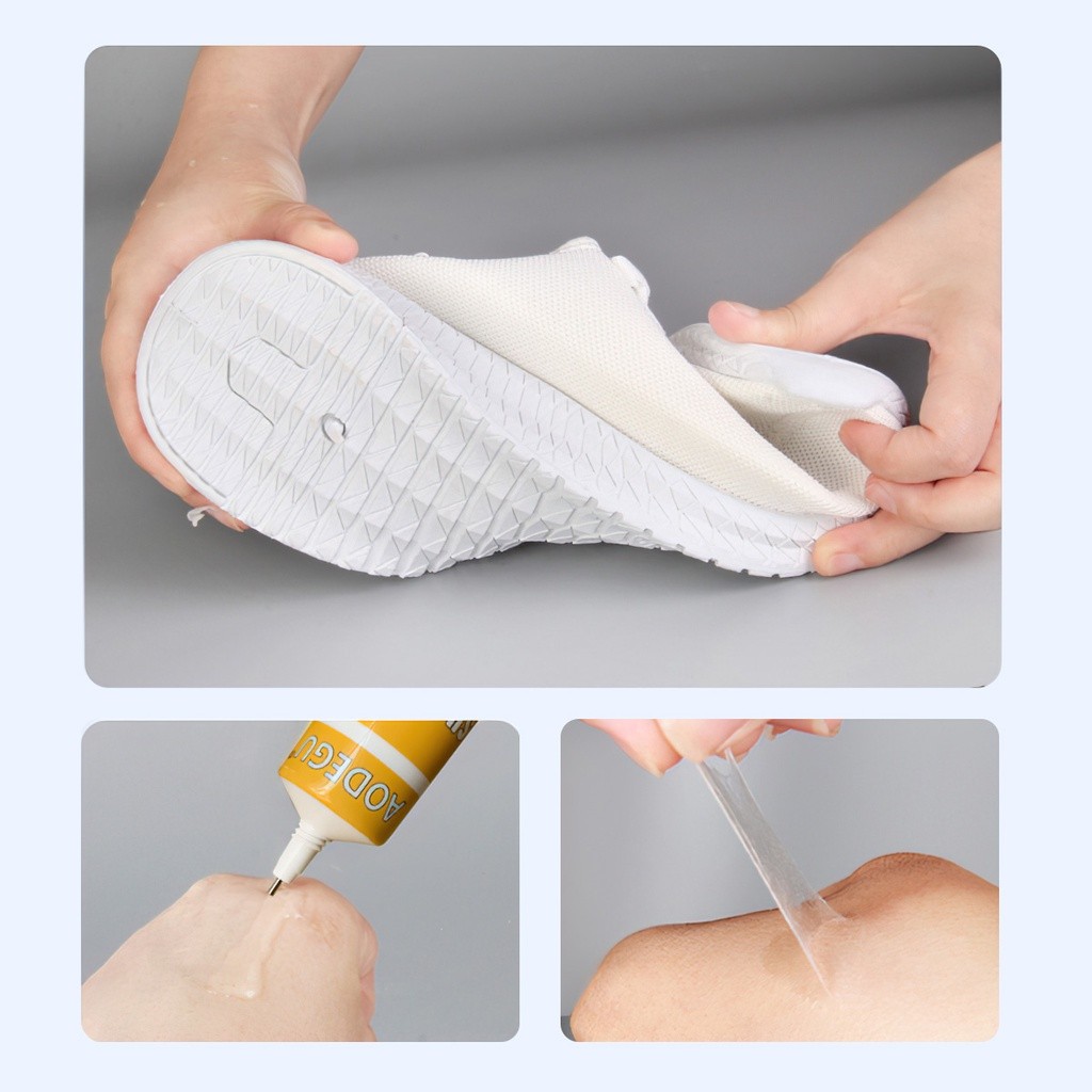 Keo Dán Giày Dép chuyên dụng 60 ml, Keo dán giày thể thao siêu dính dùng nhiệt trong suốt không tổn thương da
