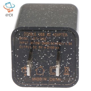 [Dta] Màu 2 Cổng USB Đầu Ra 5V Sạc Tường Cắm Du Lịch Điện Thoại VN