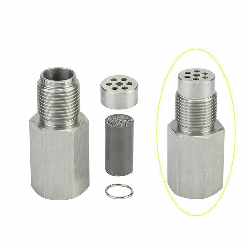 TMOY M18 * 1.5 O2 Miếng đệm cảm biến oxy CEL Eliminator, Kiểm tra đèn động cơ, Trình mô phỏng chất xúc tác, Bộ chuyển đổi bằng thép không gỉ 304 TCS