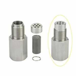 TMOY M18 * 1.5 O2 Miếng đệm cảm biến oxy CEL Eliminator, Kiểm tra đèn động cơ, Trình mô phỏng chất xúc tác, Bộ chuyển đổi bằng thép không gỉ 304 TCS
