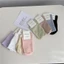 Vớ tất cổ cao nam nữ thun dai mịn trơn màu pastel