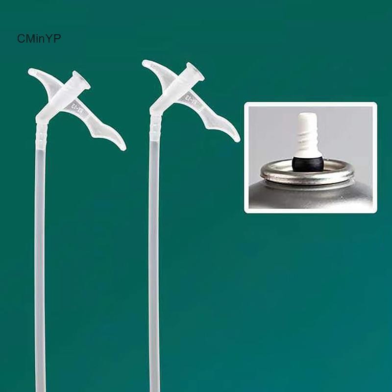 Cyp 10 Chiếc Xịt Bọt Ống Vòi Phun Đổ Bọt Polyurethane Keo Súng Kết Nối Ống Thay Thế DIY Cách Nhiệt Ống Bọt Vinh Quang