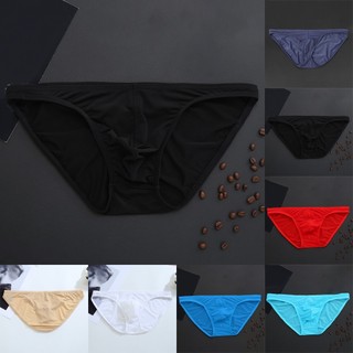 [Otorl] Quần lót Skinny Ice Silk gợi cảm dành cho nam nóng bỏng Thoải mái thoáng khí Quần lót lưng thấp thoáng khí thoải mái