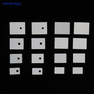 Vhdd 10 Cái TO-220 / 3P / 3PL / 3PII Tấm Oxit Nhôm Ổ Cắm Cách Nhiệt Gốm Tản Nhiệt Tấm Gốm Sứ Chỉ Gốm Dẫn Nhiệt Cao Triode Insulag
