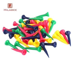 Hilabee 50 Chiếc Màu Hỗn Hợp golf Chuyên Nghiệp Tee 40 Mm Phụ Kiện Golfer