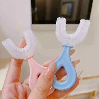 Bàn Chải Đánh Răng Chữ U Silicon, Vệ Sinh Răng Miệng Em Bé 🌳 SHOP PP ONLINE CLICK 24 GIỜ