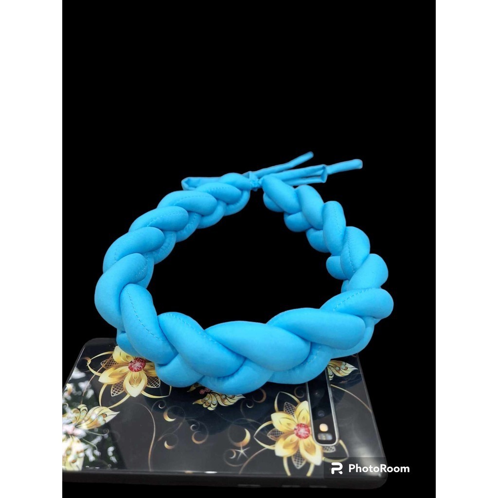 Mấn(vấn) tết 3 trơn vải ngọc trai,mấn đội đầu cô dâu, mấn bê lễ , mấn đội đầu mắc áo dài , phụ kiện cưới