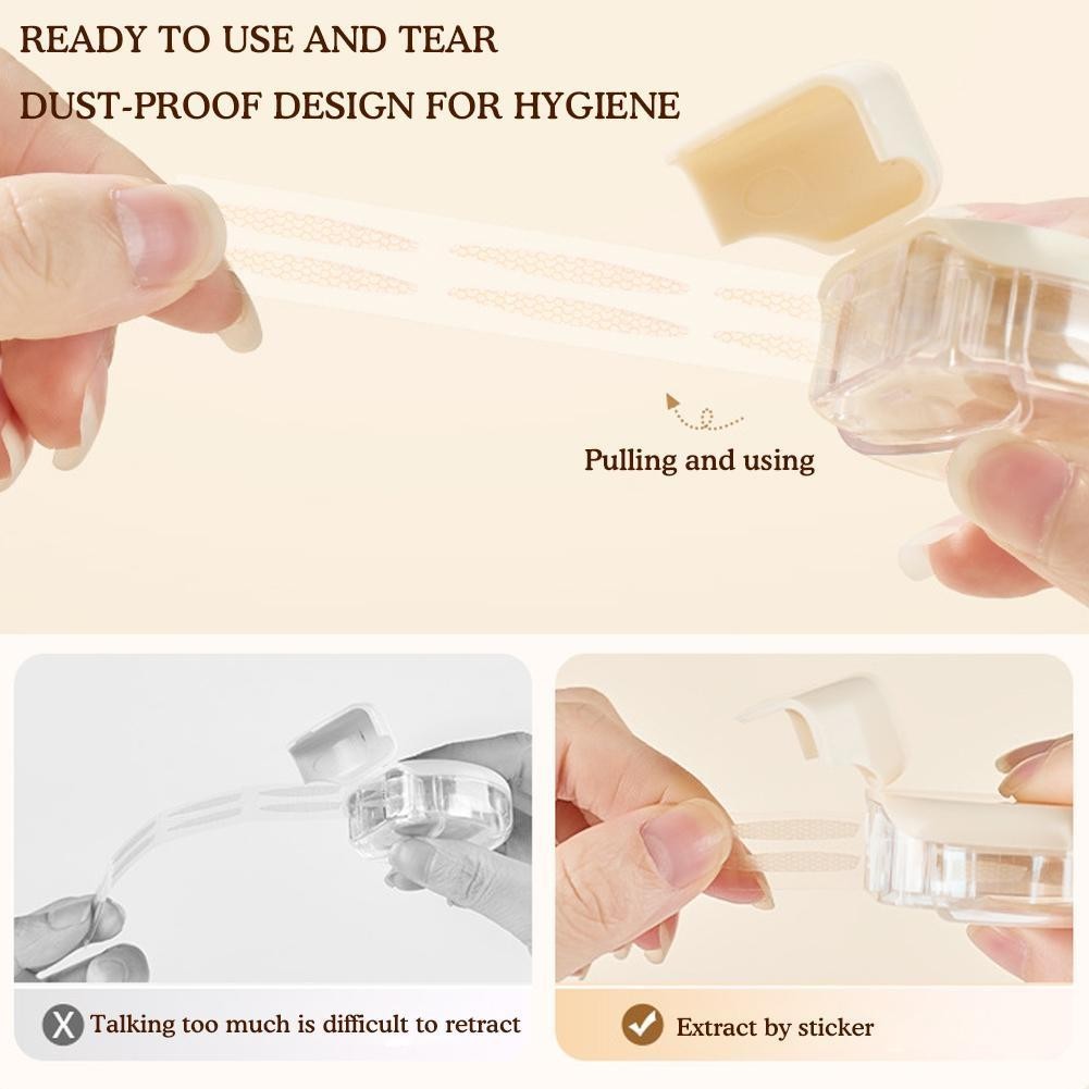 Vô Hình Trong Suốt Ren Đôi Mí Mắt Băng Dán Dính Băng Chống Thấm Nước Tự Nữ E1C8