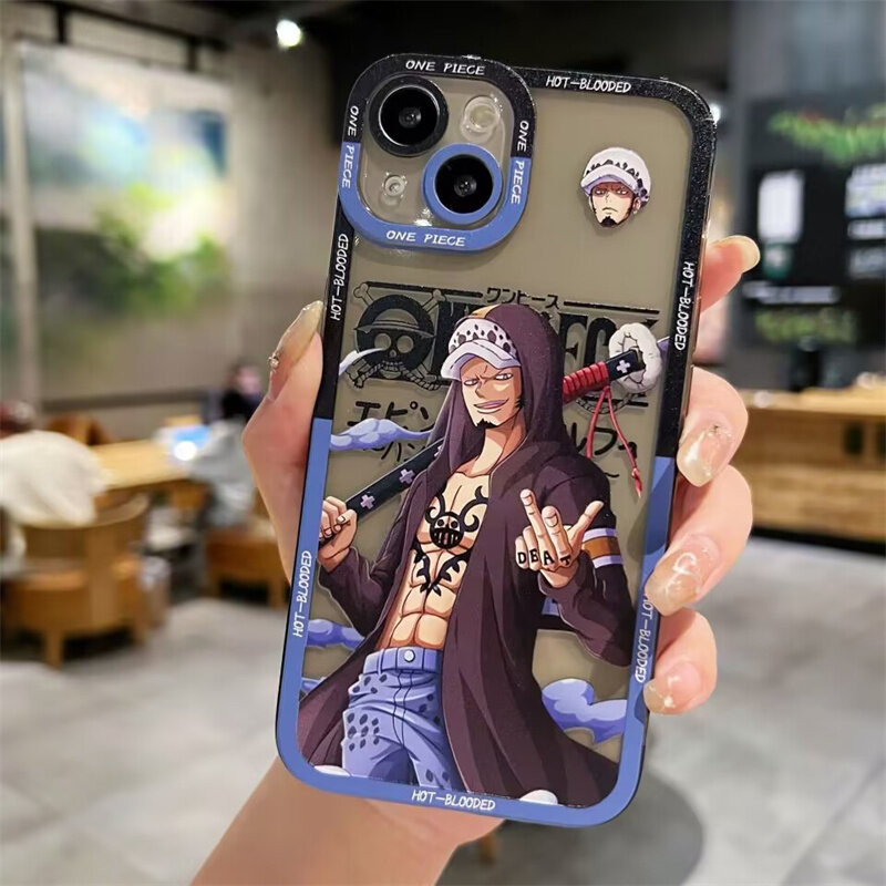 Ốp Điện Thoại One Piece Hoạt Hình Tương Thích Cho IPhone 11 12 13 14 Pro Max Plus X XS XR XSMAX 6s 6 8 7 Plus SE 2020 Vỏ Nami Robin Luo Anime Hancock Mềm TPU Trong Suốt
