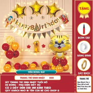 Bóng Bay Trang Trí Sinh Nhật Tuổi Hổ 010 - 020 - Tiến Bóng Bay