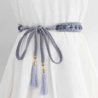 Dây Thắt Lưng Cotton Phong Cách Cổ Điển Hàn Quốc, Retro & Hợp Thời Trang
