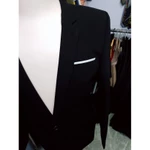 Áo vest nam 1 nút form ôm body cao cấp dày mịn co giãn nhẹ tặng cà vạt đen bản nhỏ 5cm hộp đựng — ảnh 5