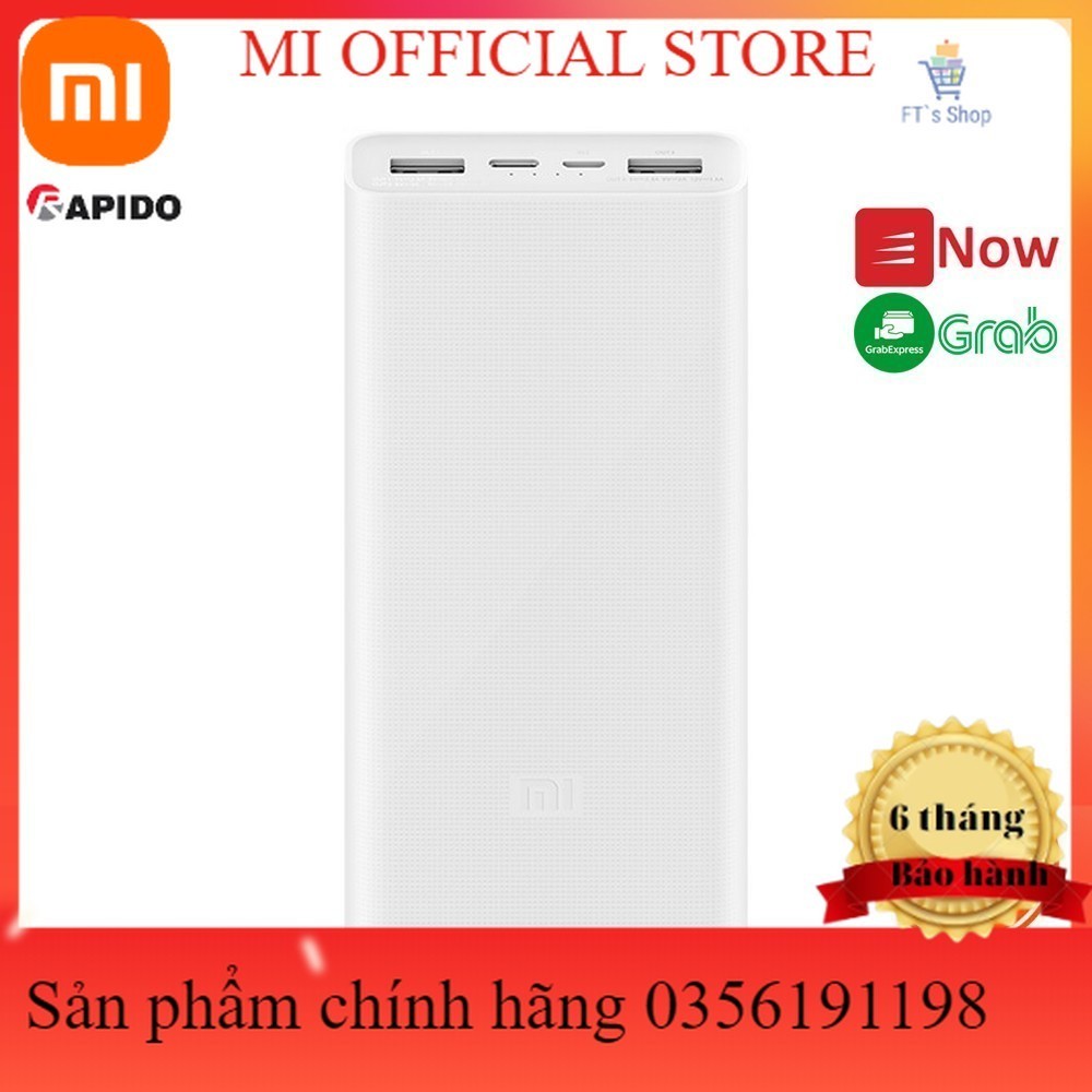 Official MI Pin dự phòng Xiaomi 20000 mAh Gen3 sạc nhanh 18W PLM18ZM ...