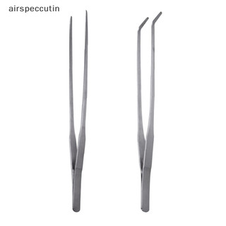 Airspecutin Thép không gỉ Nhíp Bể Cá Kìm Cây Cá Aquascape Dụng Cụ Kẹp EN
