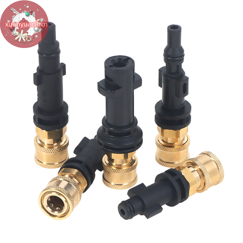 Bộ chuyển đổi máy rửa áp lực XUAN sang đầu nối phát hành nhanh 1 / 4 "cho máy giặt ô tô Tưới nước Bộ chuyển đổi kết nối nhanh VN