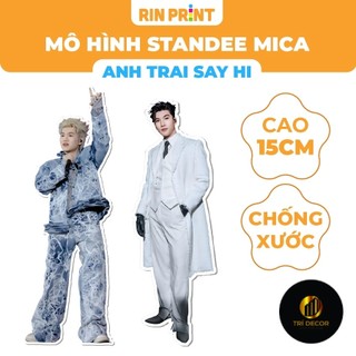 [Standee] Mô hình Standee Anh Trai Say Hi Mica 15cm Để Bàn Trang Trí Đu Idol Siêu Đẹp, Siêu Xịn