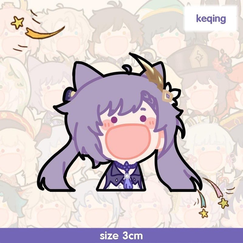 (3CM) Mô hình nhân vật GENSHIN IMPACT ver HÉT game anime chibi standee mica acrylic