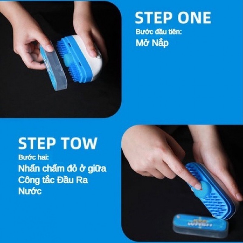 Bàn chải bọt vệ sinh giày dung tích 80ml dễ sử dụng bảo dưỡng giày Làm Sạch