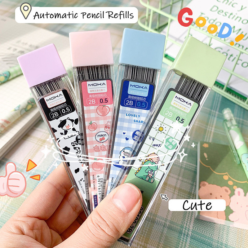 100 Chiếc Chì Bút Chì Tự Động - Đổ Lại Bút Chì Màu Đen 0.5 Mm - Dành Cho Tranh, Làm Thẻ, Viết Thêu Sò- Dung Tích Cao, Tự Động, Không Thể Phá Vỡ, Lõi Thay Thế Bút Chì