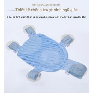 Lưới Tắm An Toàn Cho Bé Sơ Sinh Bunnies Chống Trượt Cao Cấp Có thể  Điều Chỉnh Kích Thước Gấp Gọn Có Kèm Quà Tặng