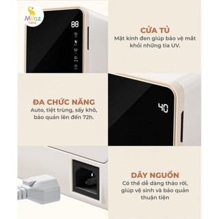 [ Bảo hành 12 tháng lỗi sản xuất ] Máy tiệt trùng UV - C công nghệ ION Moazbebe MB082