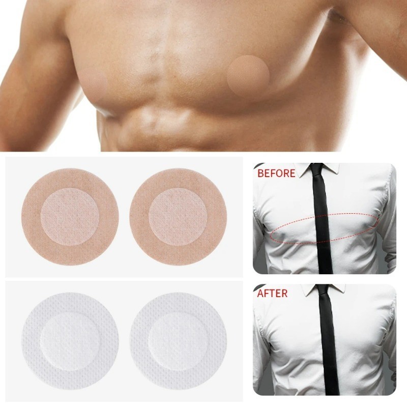 Miếng Dán Đồ Lót Dùng Một Lần - Dán Ngực Cho Nam - Nam Phụ Kiện Thân Thiết - Nắp Núm Vú Nam - Đồ Lót Nâng Vô Hình Chạy Chống Ma Sát Núm Vú Miếng Dán