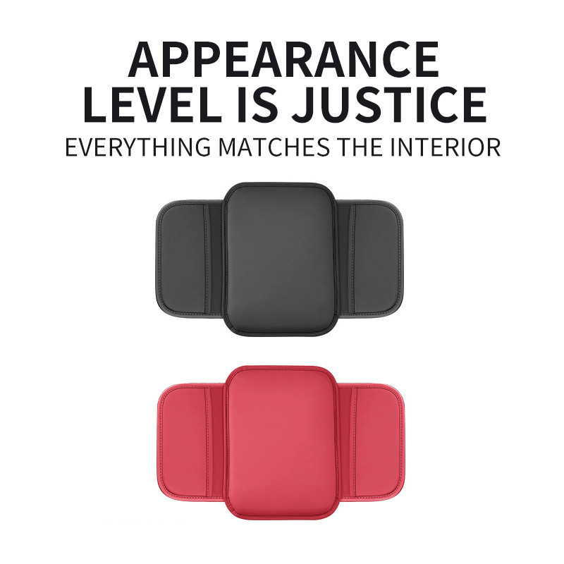 phụ kiện ô tô SEAMETAL Car Armrest Pad Da Tay vịn Đệm Túi Bảo Quản Hộp Điều Khiển Trung Tâm Bảo Vệ Nắp Nâng Cao Pad Phụ Kiện Nội Thất Ô Tô