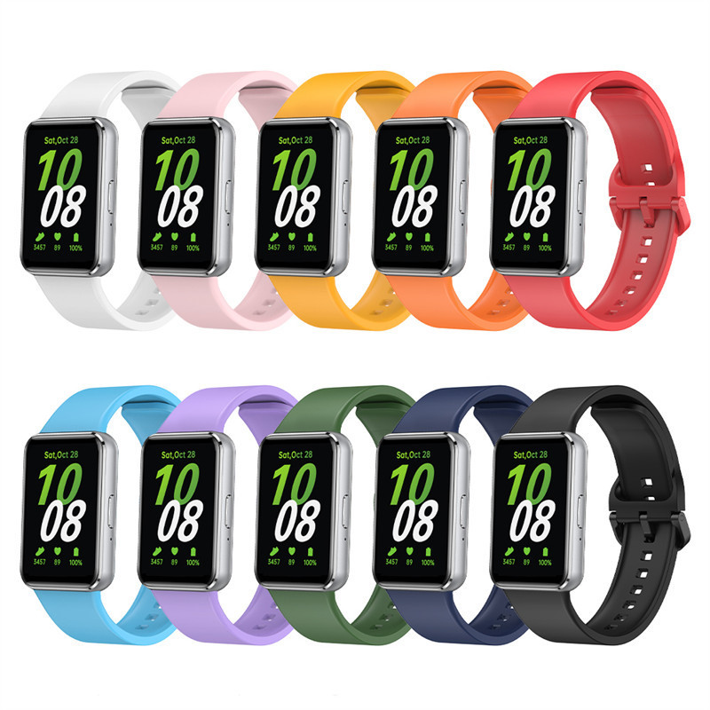 Dây đeo Samsung Galaxy Fit3 SM-R390 silicone đầy màu sắc Dây đeo thay thế cho Samsung Galaxy Fit 3