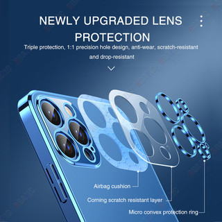 Ốp Điện Thoại Cho Realme C67 C60 C53 C51 NFC / Realme Note 50 Viền Mạ Sang Trọng Trong Suốt Vỏ Silicon Mềm Chống Sốc Trong Suốt