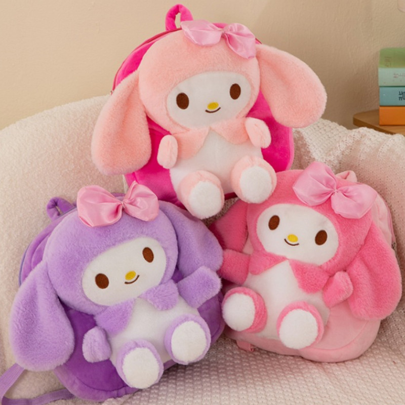 Ba lô gấu dâu tây SQ11 Lotso dành cho học sinh Dung tích lớn Nhẹ Đa năng Hoạt hình dễ thương Trẻ em Schoolba
