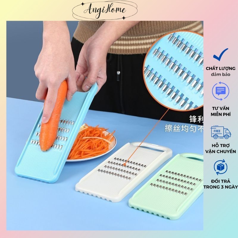 Dụng cụ bào sợi rau củ quả bằng thép không gỉ tiện lợi 26.5x10cm ANGIHOME