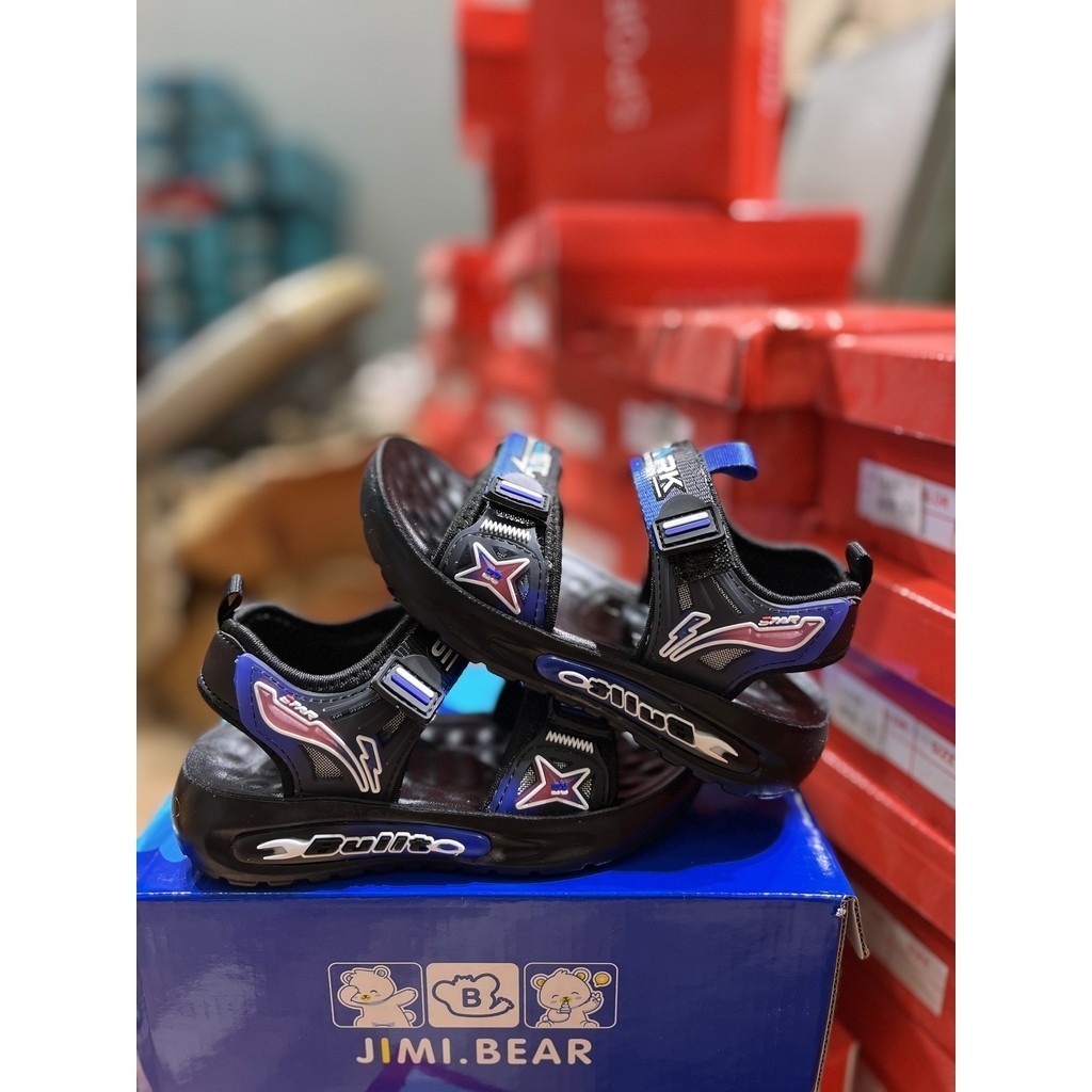 dép cho bé trai êm chân chống trượt khâu đế bền đẹp kiểu dáng thể thao QCCC full box có size đại 810 ( ảnh thật )