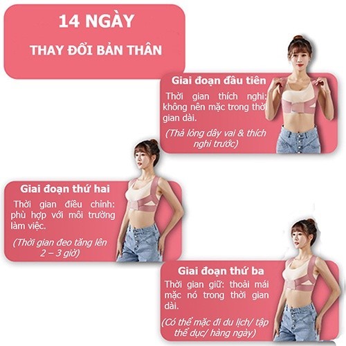 Đai đeo hỗ trợ lưng điều chỉnh tư thế chống gù đàn hồi chuyên dụng