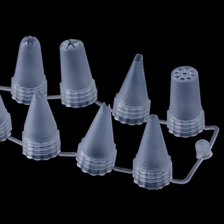 Gcdhome 12 Cái / bộ Nhựa Ống Đóng Băng Kem Bánh Kẹo Vòi Phun Bánh Trang Trí Dụng Cụ HOT