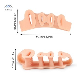 ELBBKG 1 túi 5 lỗ Silicone Ngón Chân Tách Hallux Valgus Chỉnh Hình Miếng Lót Bunion Chăm Sóc Xếp Chồng Búa Chân Corrector Mới
