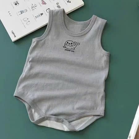 Bodychip ba lỗ liền quần bé trai bé gái hoạ tiết đáng yêu cotton lạnh mềm mát sơ sinh tới 13kg
