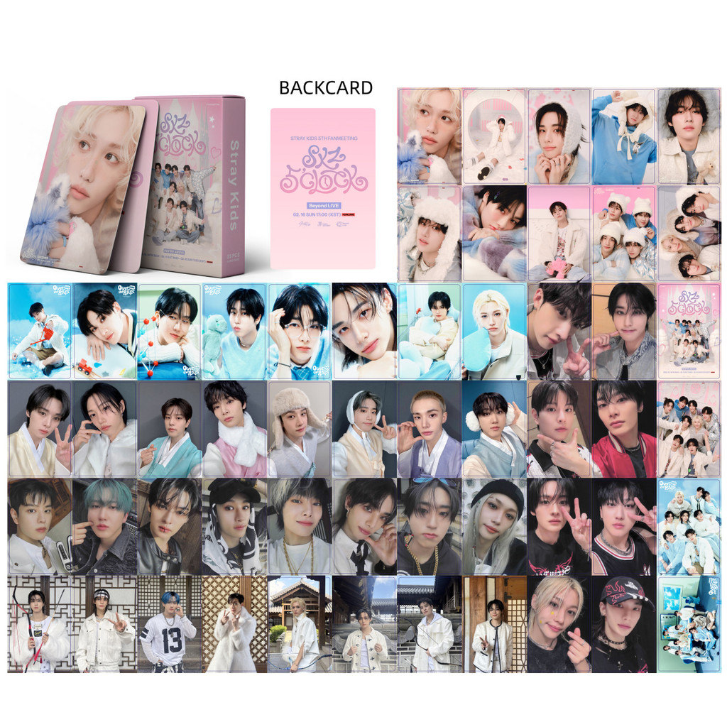 Linxx 55 Chiếc Stray Kids 5Clock Album Lomo Card Kpop Photocards Bưu Thiếp Series
