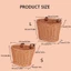 Kool Kids Bike Basket Trang trí phía trước Xe tay ga trẻ em Lưu trữ phía trước Giỏ Panniers