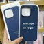 Silicon lỏng từ tính màu trắng cho iphone 15 / 14 / 13 / 12 / Pro / ProMax / plus / mini Vỏ điện thoại chất lượng cao Hoạt hình bật lên